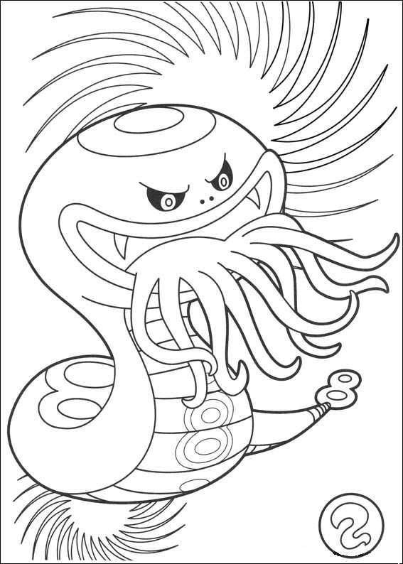 Coloring page Youkai yokai watch 3